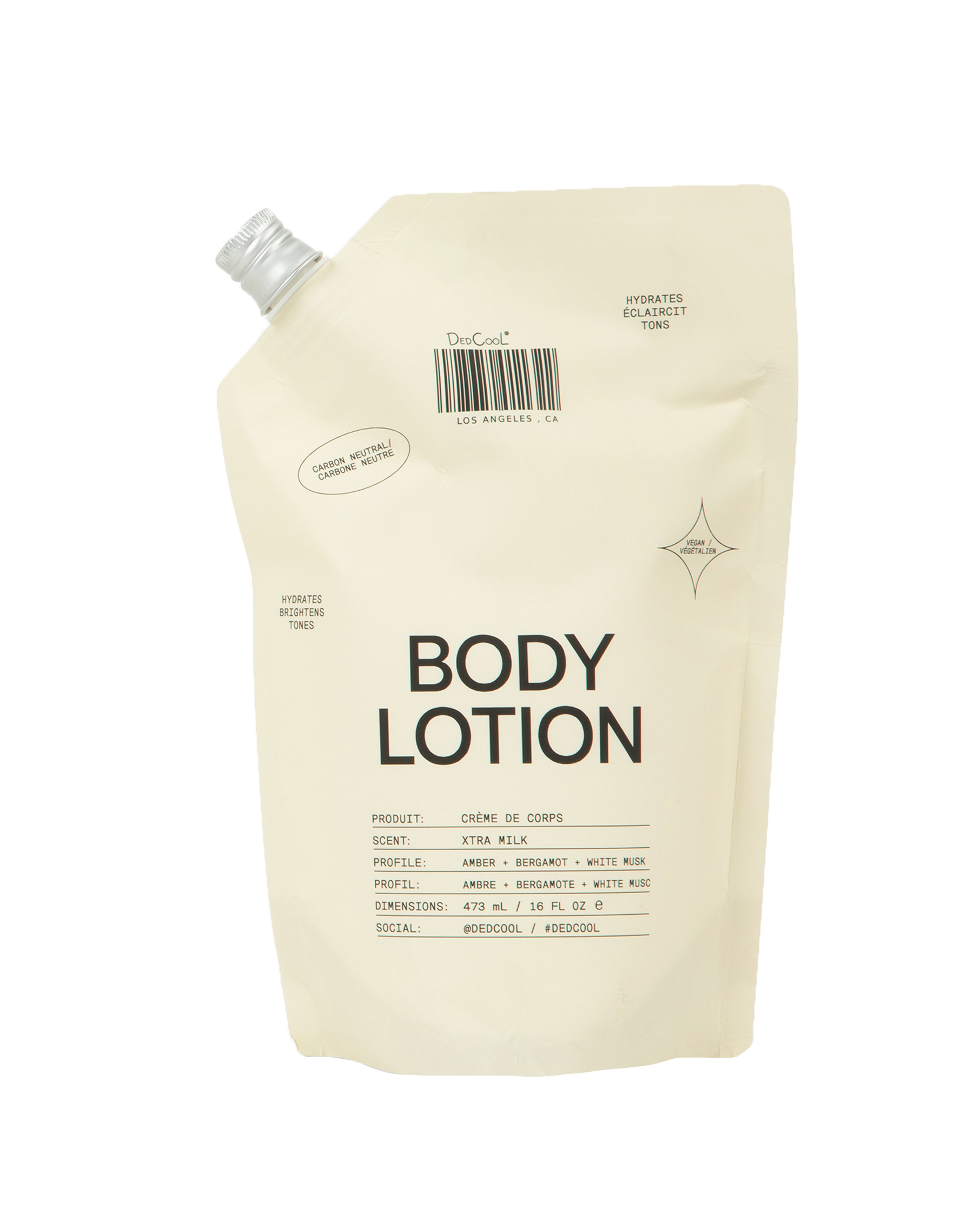 DedCool - Body Lotion Refill - Xtra Milk