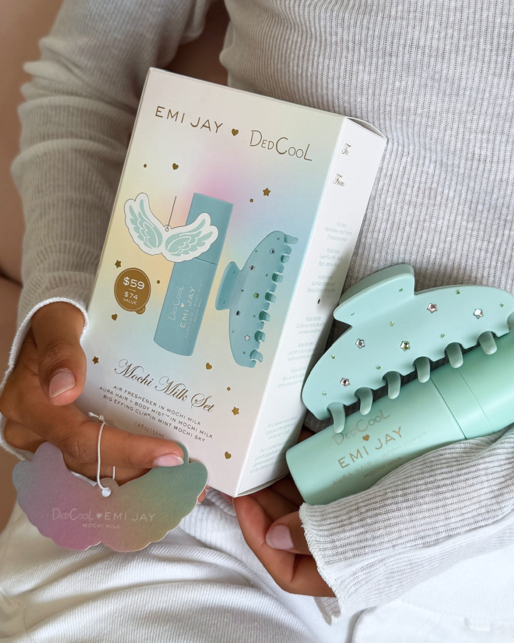 DedCool X Emi Jay Gift Set In Mint Mochi Sky