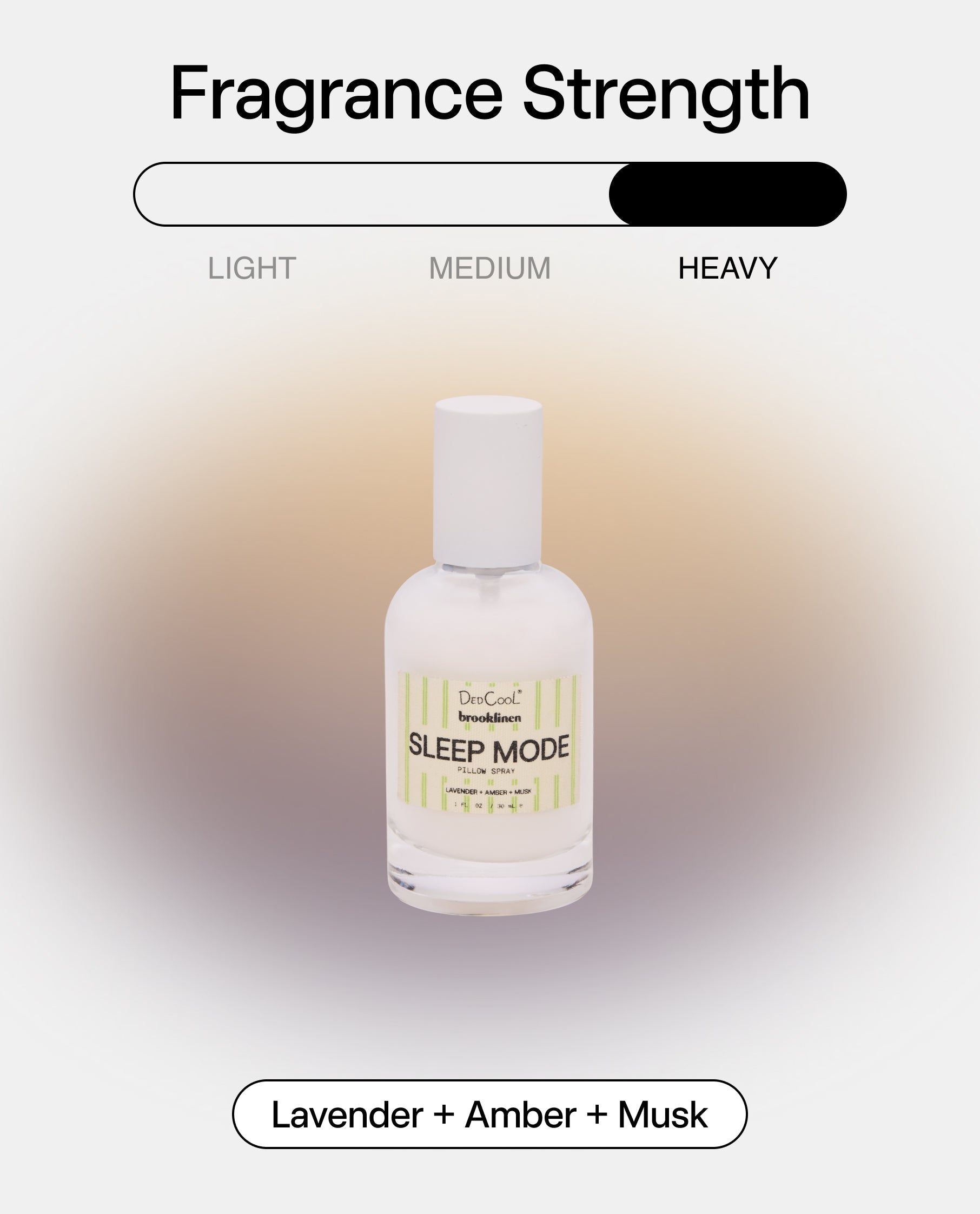 DedCool x Brooklinen Sleep Mode Mini Pillow Spray