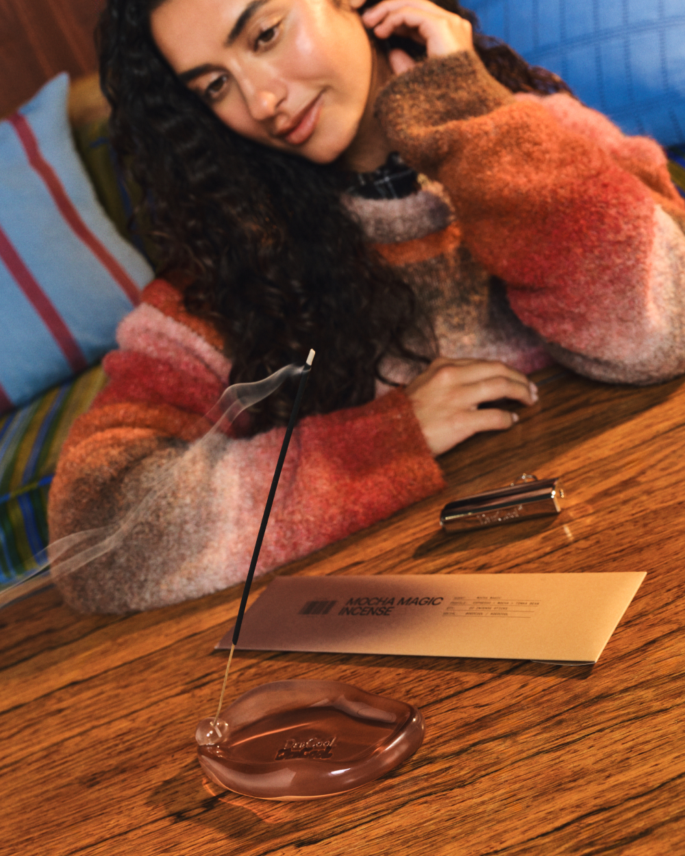 Incense Holder in Mocha Magic