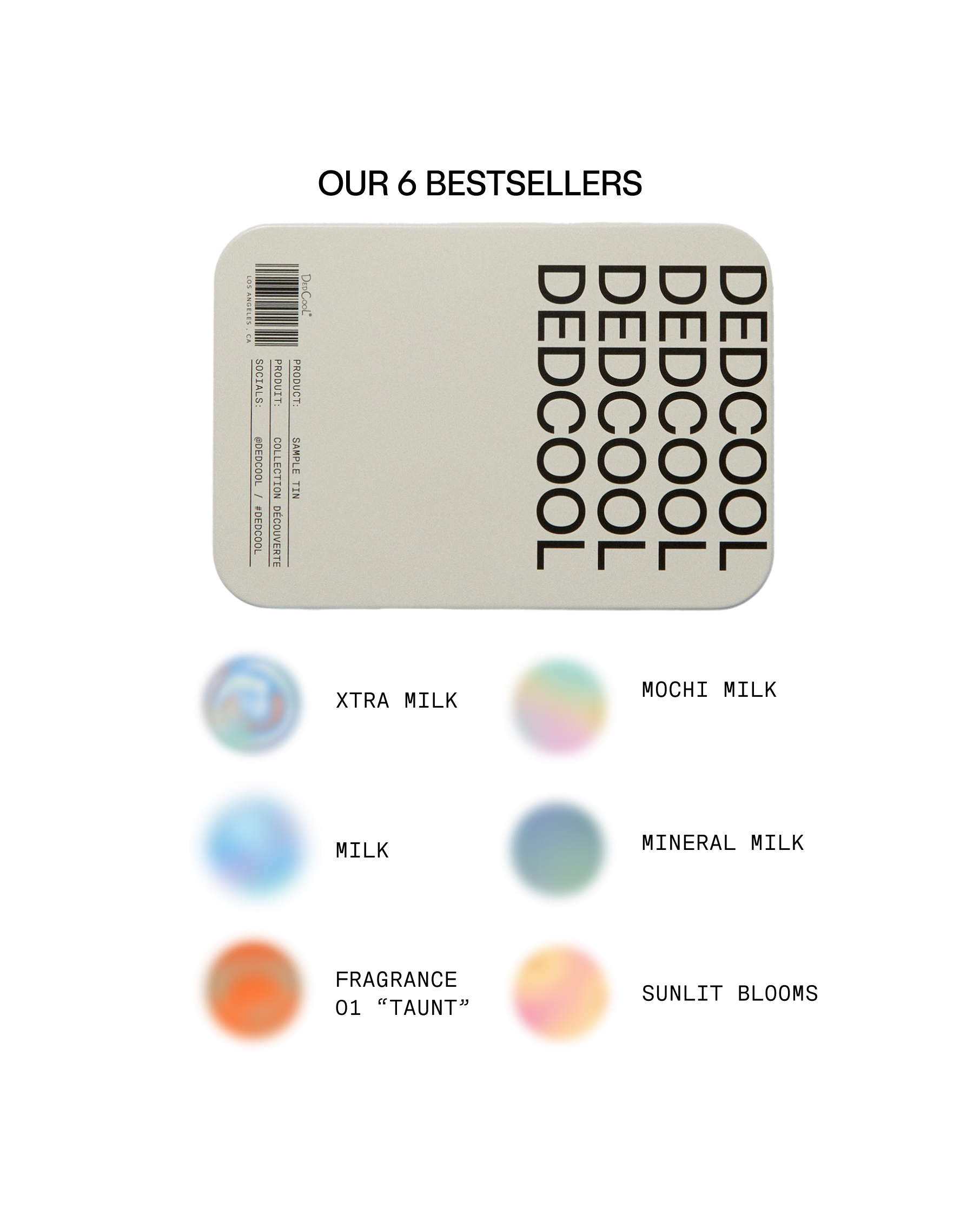 Best Sellers Sample Pack + 20% off your first Fragrance